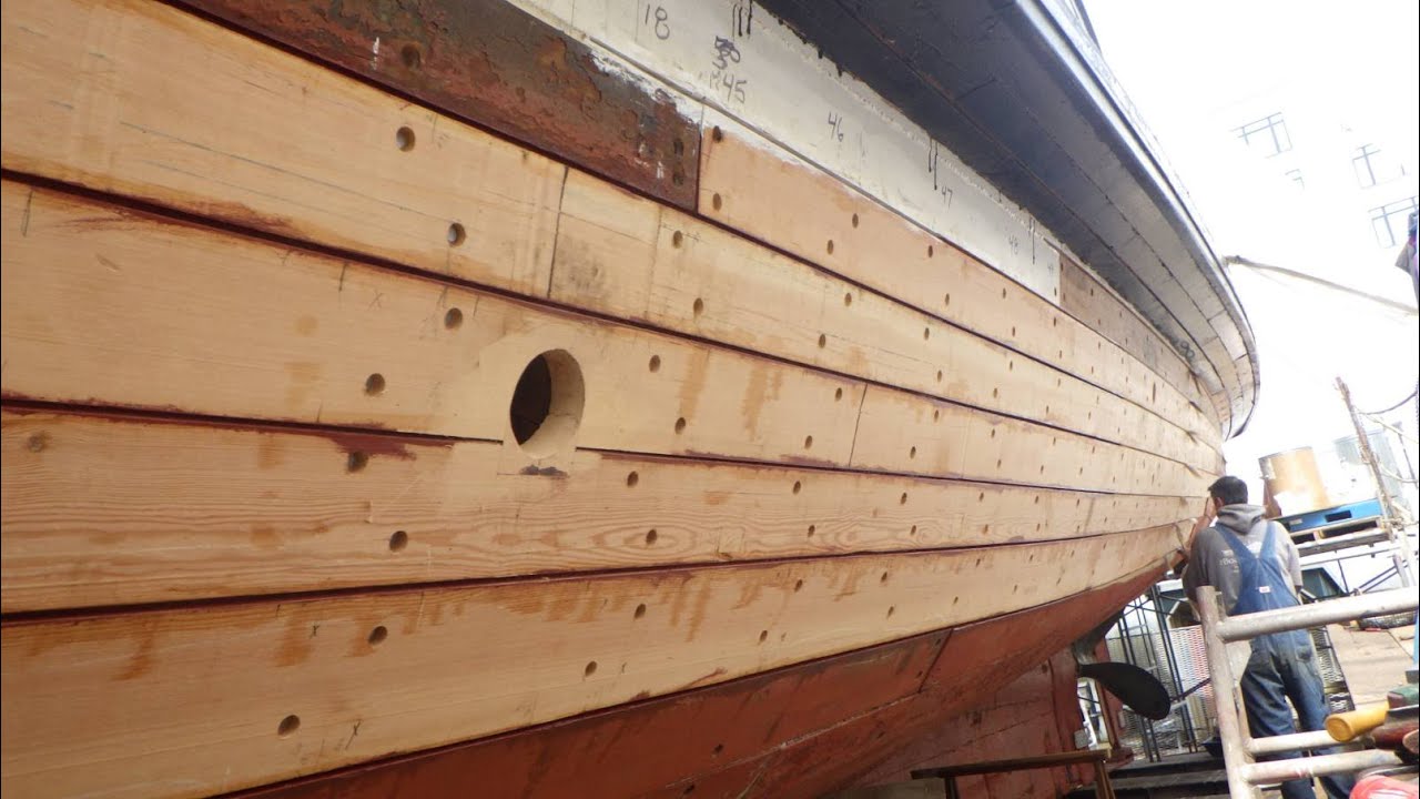 Replanking A Historic Wooden Ship: SS Virginia V Shipyard Vlog #21