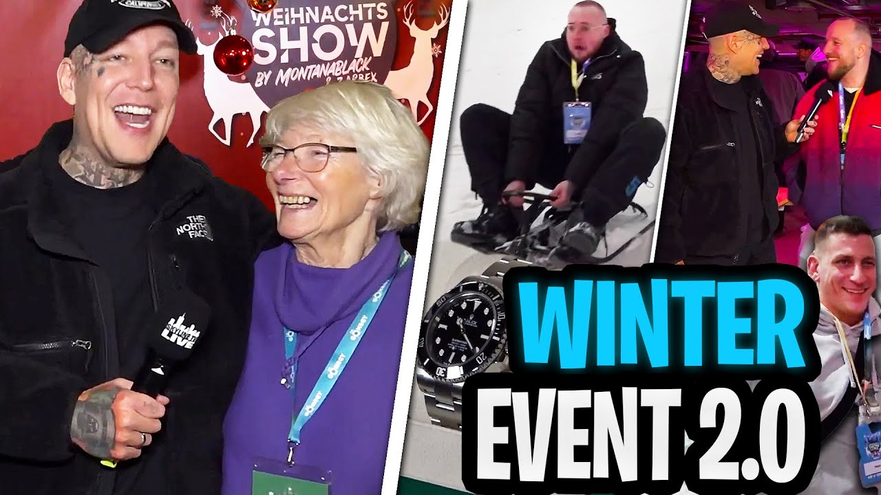 XXL WINTER EVENT 2.0🎄🎁 Bullriding, Human Bowling & Wichteln mit 400+  GÄSTEN! | MontanaBlack IRL