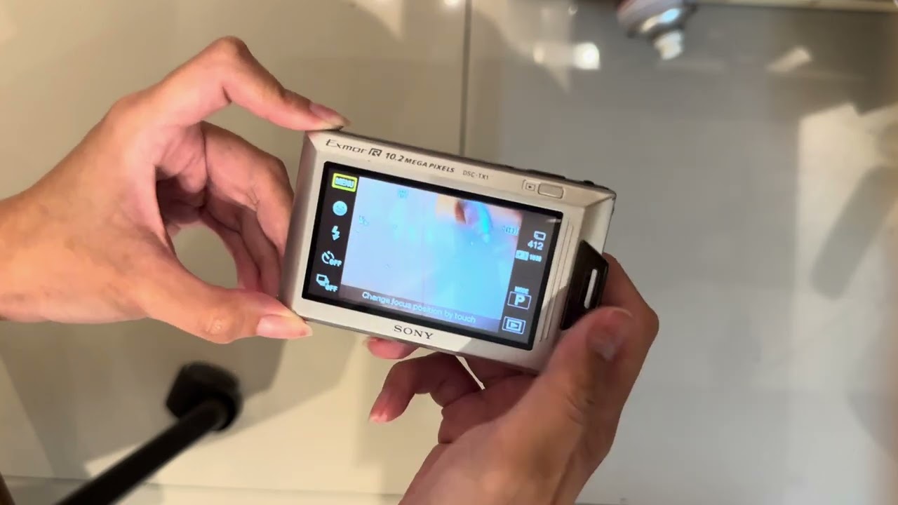 Sony tx1 (rare touch & doodle abled) - YouTube