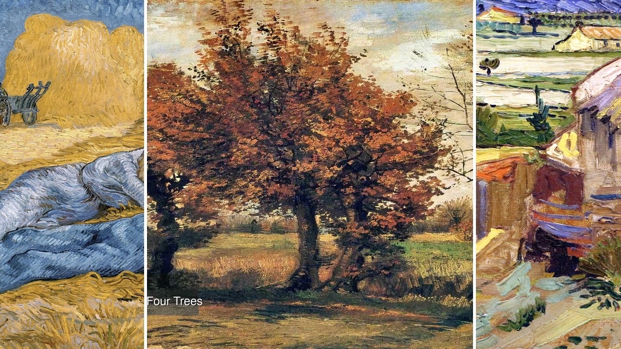 Vincent van Gogh Art TV — Silent Art Gallery · September 29 Afternoon | Autumn Landsc… & others