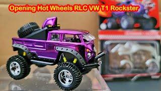 Opening Hot Wheels RLC Volkswagen T1 Rockster 2023 Purple - YouTube