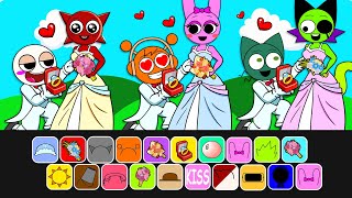 👻Paper DIY👻 3 Simp Grooms, 3 Pretty Brides: Who’s Faking Love? | New Mod | DIY kertas buku👻