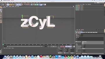 Cinema 4D R13 Text Effects Tutorial By: ZcyL