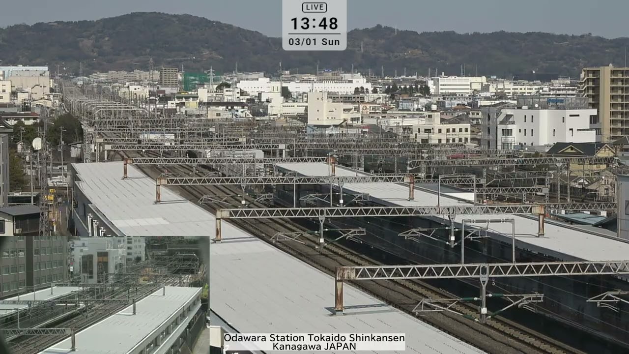 【アーカイブ】2026年03月1日13時～翌21時小田原駅ライブカメラ