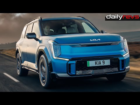 2024 Kia EV9 | Matte Blue | Driving Performance !