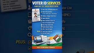 Voter ID Services | Apply, Correction &amp; Download Fast #viral #trending #shorts  #voteridcorrection