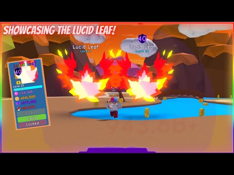 Showcasing The New Secret Lucid Leaf Op Bubble Gum Simulator Youtube - roblox bgs lucid leaf