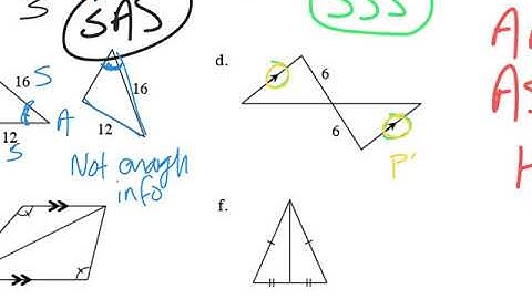 Lesson 6.1.2 - Conditions for triangle congruence