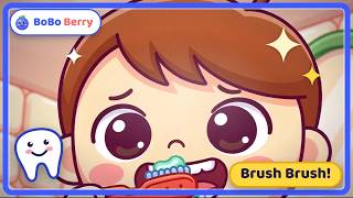 Download Lagu Brush Your Teeth Song 🦷✨ | Toothbrush Song for Toddlers | BoBo Berry Kids Songs