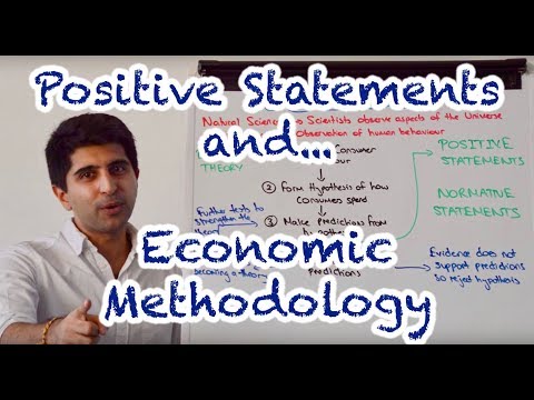 Positive, Normative Statements and Economic Methodology
