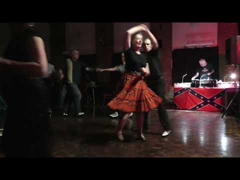 JAMES THURSTON & RUTH (PONYTAILRUTH) JIVING Class Of 58 JOHNNY B.GOODE Nine Lives Rock 'N' Roll Club