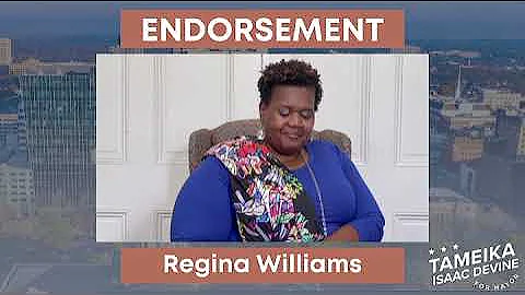 Regina Williams Endorsement