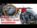 Vrod air filter cover installation  zeel design