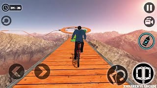 Impossible BMX Bicycle Stunts Simulator 2017 High Speed - Android GamePlay FHD screenshot 3