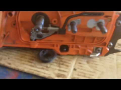 Husqvarna Rancher 455 Chain Oiler Repair - YouTube