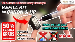 CARA TAMBAH INK COLOUR @ BLACK💉💉💉 CARTRIDGE PRINTER 🖨 CANON PIXMA E410 | semudah Abc