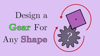 Why Gears Must Always Slide Against Each Other, and How To Design A Gear For Any Shape