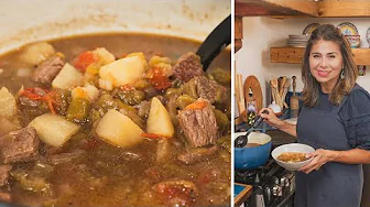 COOK WITH ME: GREEN CHILE STEW/Simple Recipe Made With Hatch Green Chile
