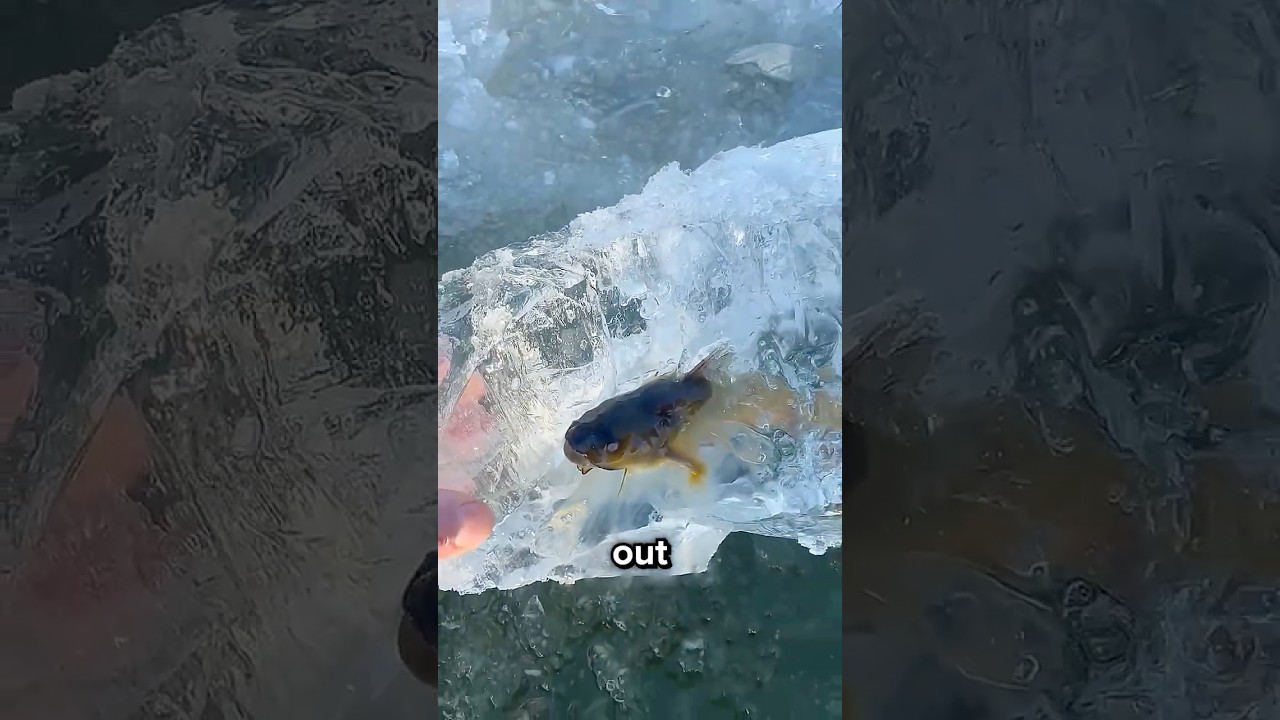 He Tried Saving A Frozen Fish