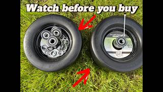11x6.00-5 Flat Free Lawn Mower Tire and Wheel Review!