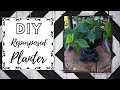 UPCYCLED  PLANTER  / thrift store Finds / Cheap Easy DIY  / Boho Decor