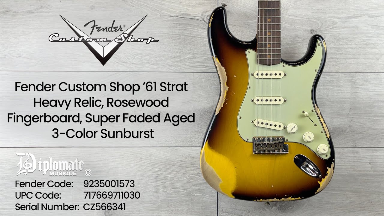 Fender Custom Shop '61 Strat Heavy Relic, Rosewood Fingerboard