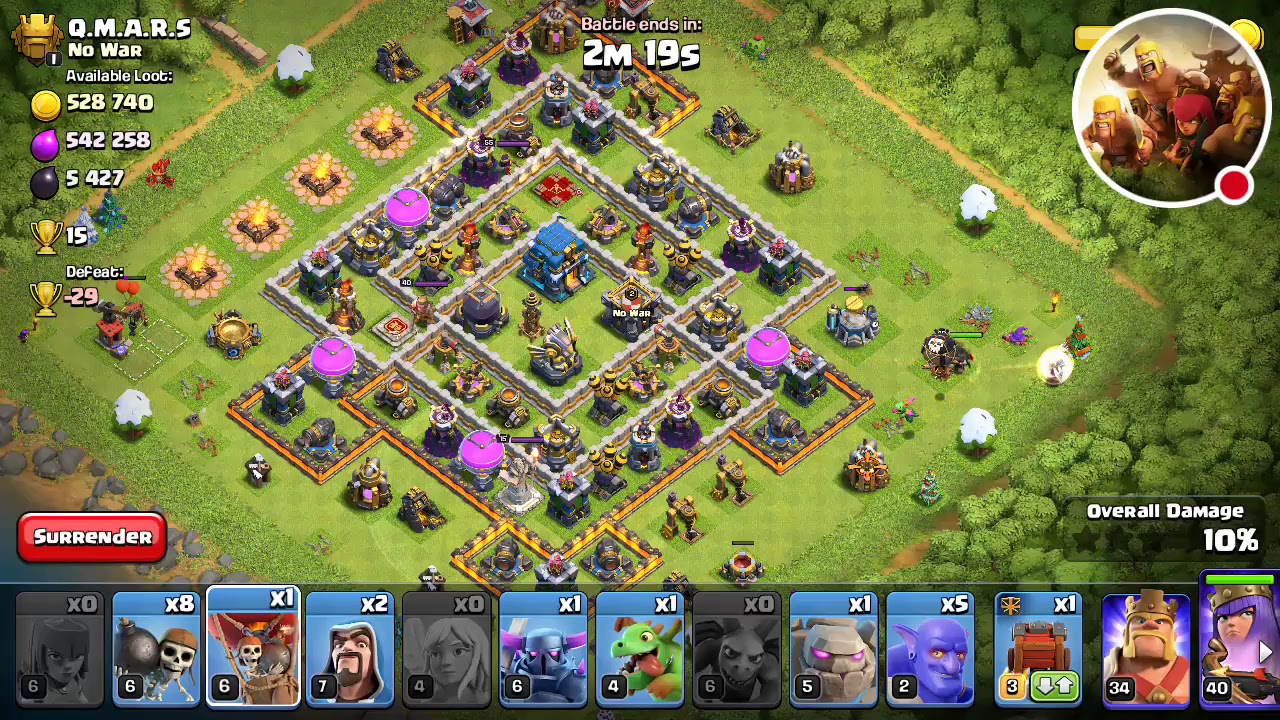 TH 10 LEGEND LEAGUE PLAYER LIVE ATTACK.