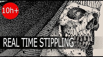 Real Time Drawing Stippled Grim Reaper (10h+)