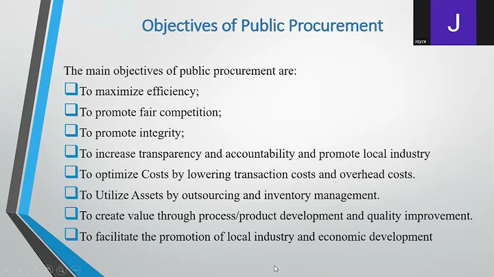 Concept of Public Procurement