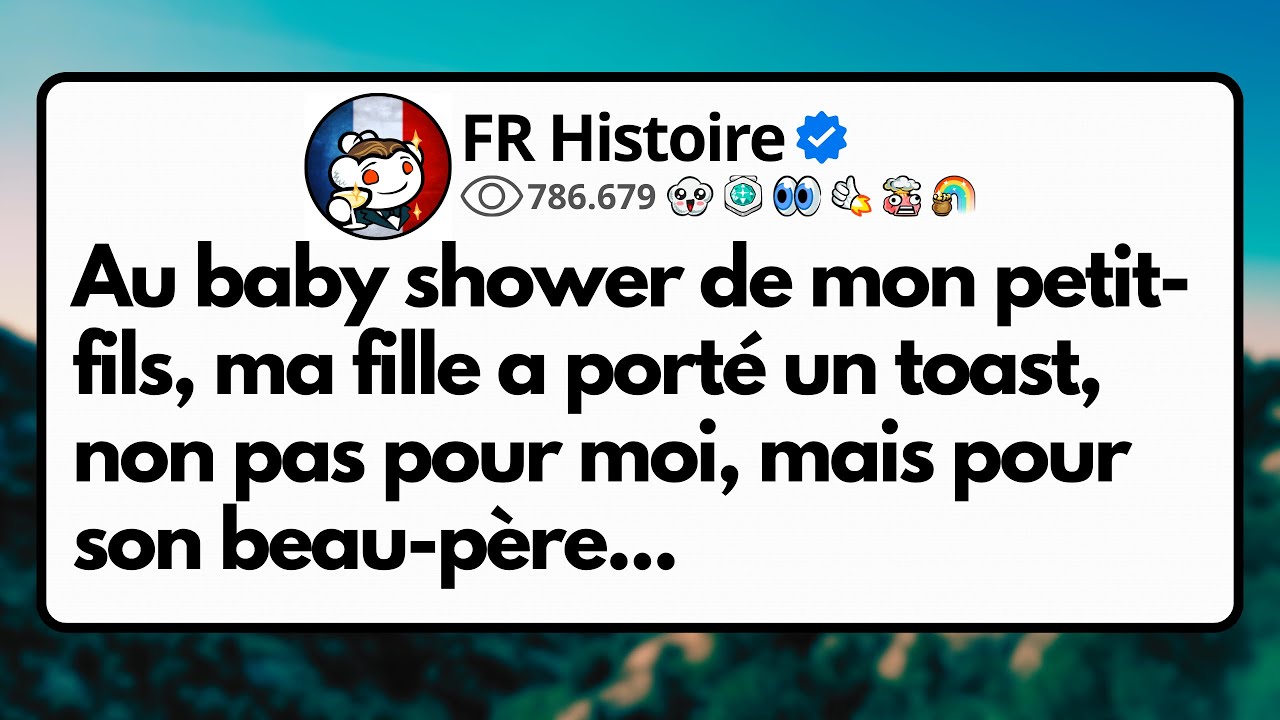 Au baby shower de mon petit-fils, ma fille a porté un toast, non pas pour moi, mais pour son...