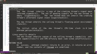 Create threads in Linux