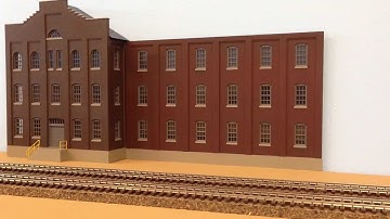 Walthers Cornerstone Plant No.4 (background building) Part 3