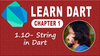 1.10 String in Dart Programming Language | String Functions | Learn Dart Language | Dart Course