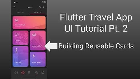 Travel App (Part 2) - Flutter UI