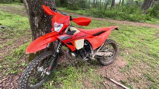 Initial thoughts on the 2025 KTM 150 xc-w.