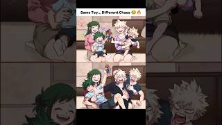 Same Toy... Different Chaos 😂🔥 #myheroacademia #mha #anime #memes