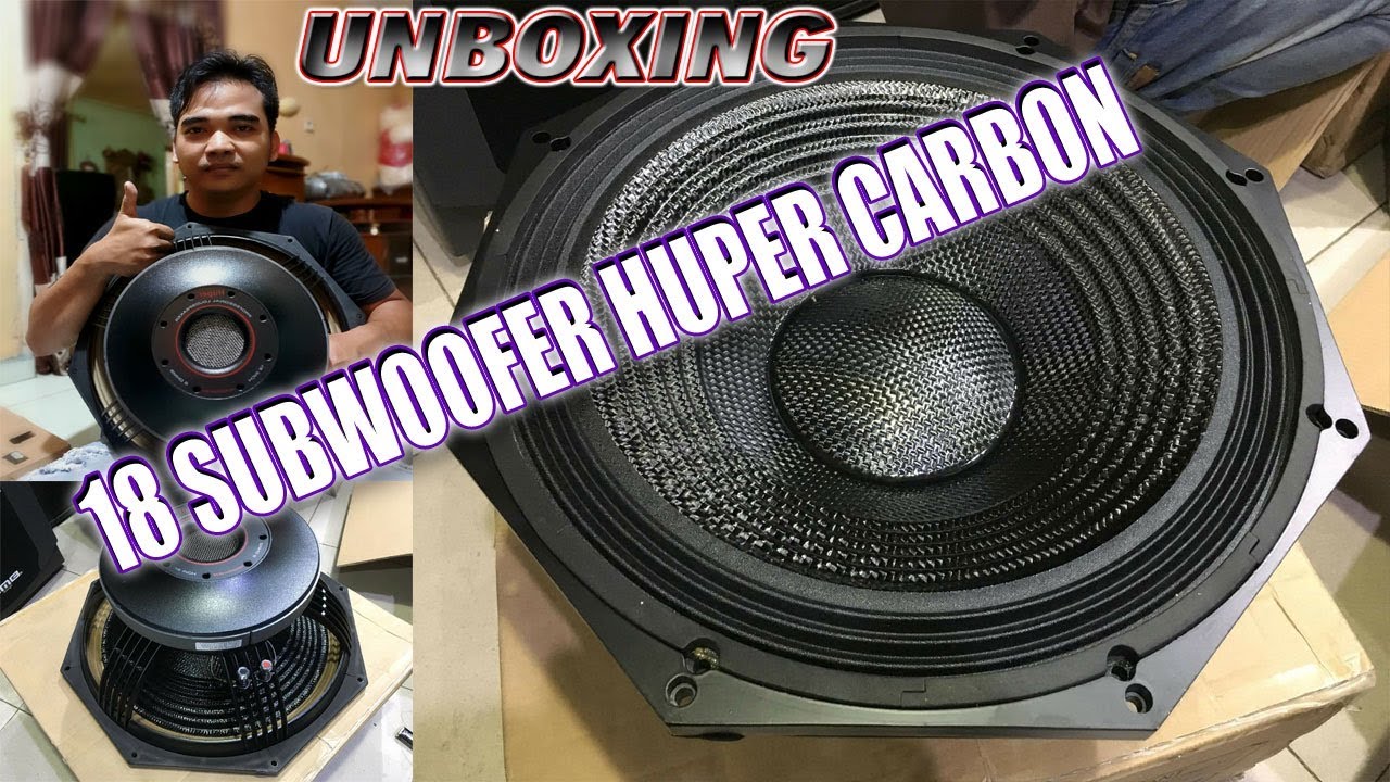 speaker huper 18 inch