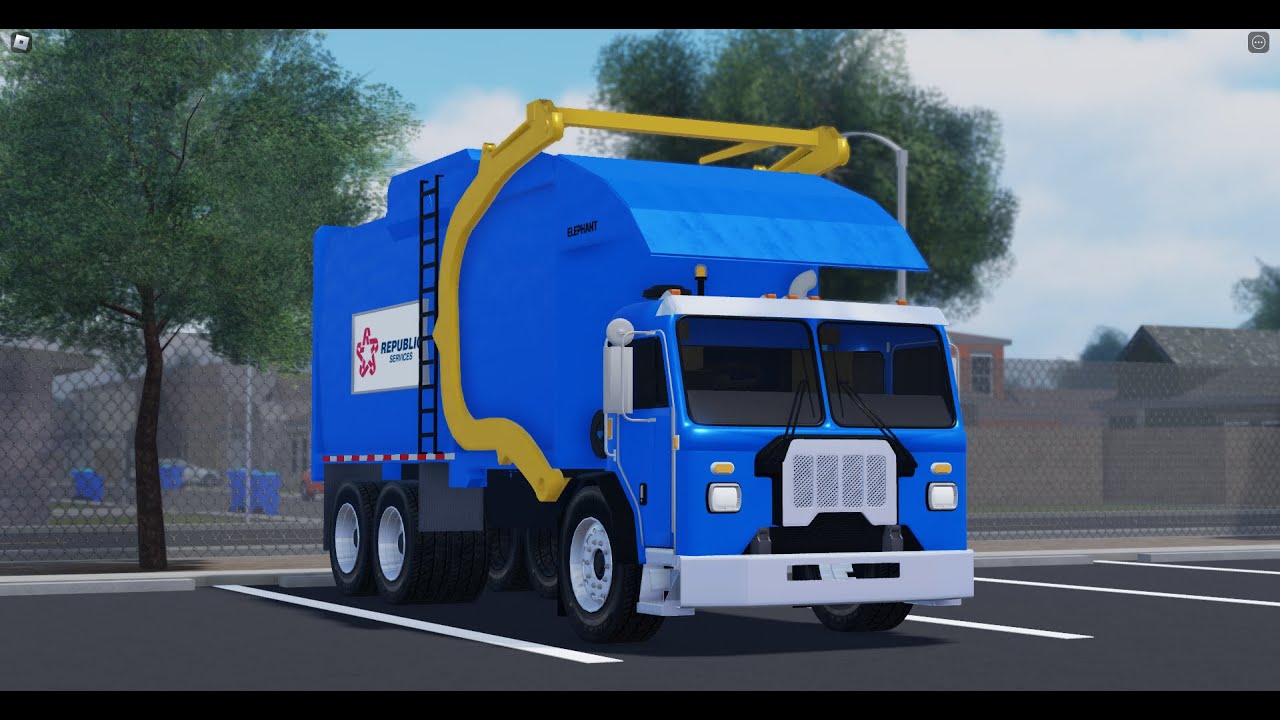 Collect Garbage For Fun: Republic Services Pete 520 New Way Mammoth Front Loader