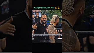 AJ Style Saved John Cena 🔥 💪 | Jimmy Uso & Solo Sikoa Attack on John Cena #shorts