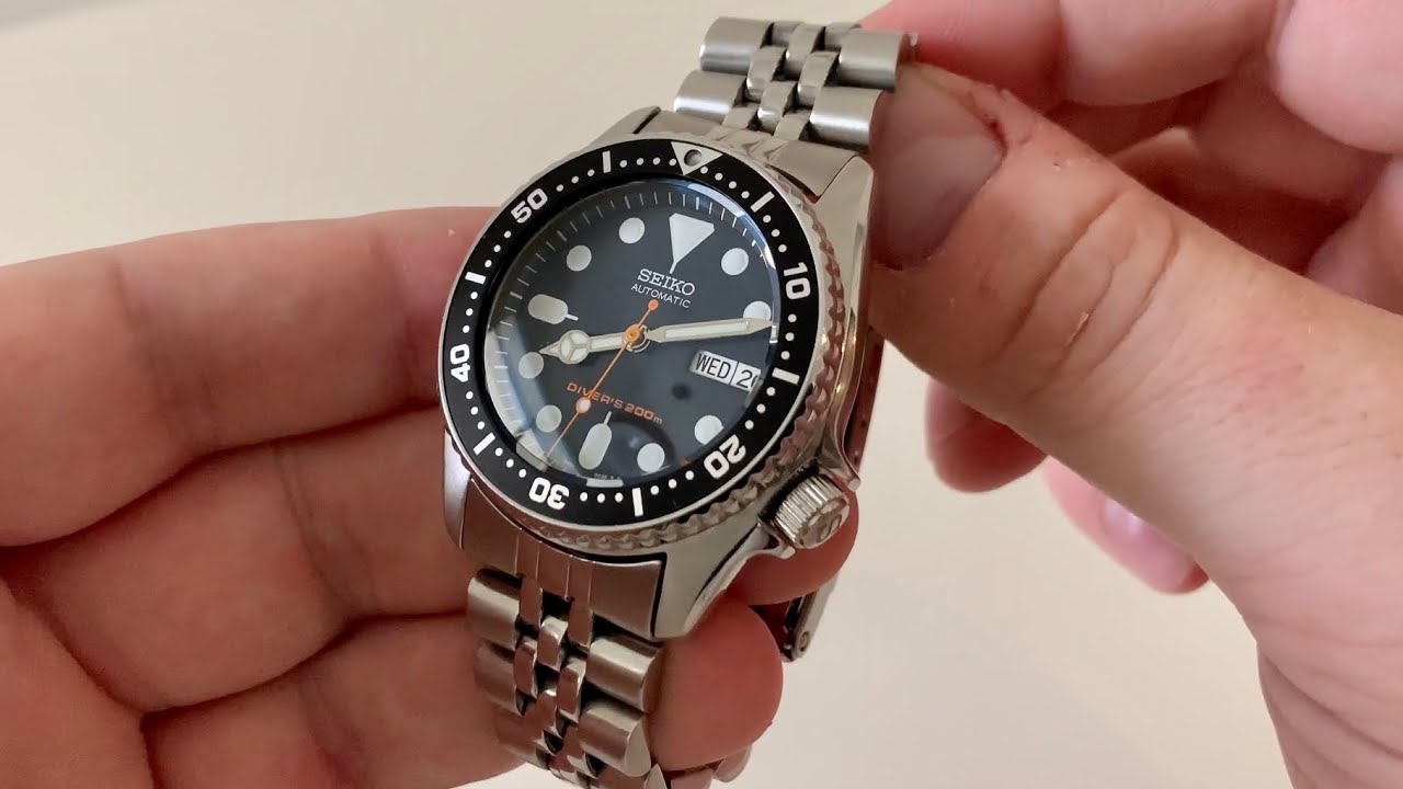 SEIKO SKX013 | 37mm Automatic Dive Watch Jubilee Strap #SKX013 