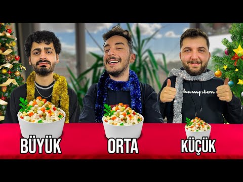 BÜYÜK, ORTA veya KÜÇÜK YILBAŞI YEMEK YARIŞMASI @Baturay Anar #Toşko