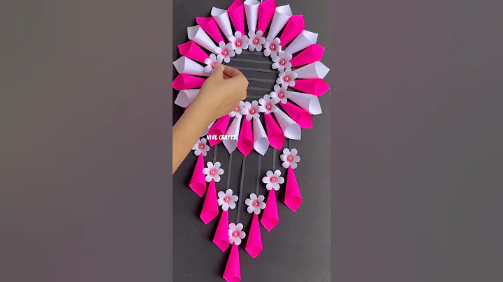 Unique Flower Wall Hanging #youtubeshorts #viralshort #diy #ytshorts  #trending  #shorts