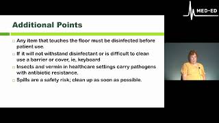 CNOR Exam Review 3rd Edition: Infection Prevention eLearning Clip by MED-ED screenshot 1