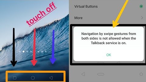 Navigation by swipe features from both side is not allowed when the TalkBack service in on// problem