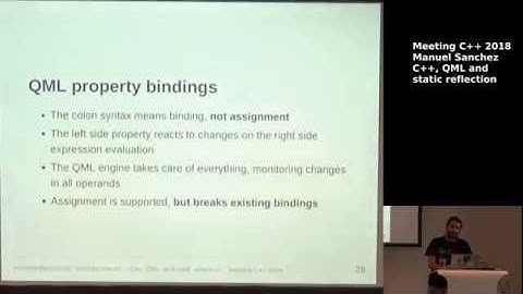 C++, QML and static reflection - Manuel Sanchez - Meeting C++ 2018