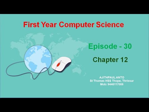 Computer Episode 12 First Year Computer Science || Chapter 12 || Episode 30 || Tech Tips By ...