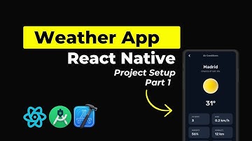 🔴 Build Weather App Using React Native | React Native Projects | Navigation Beginners | Part-1