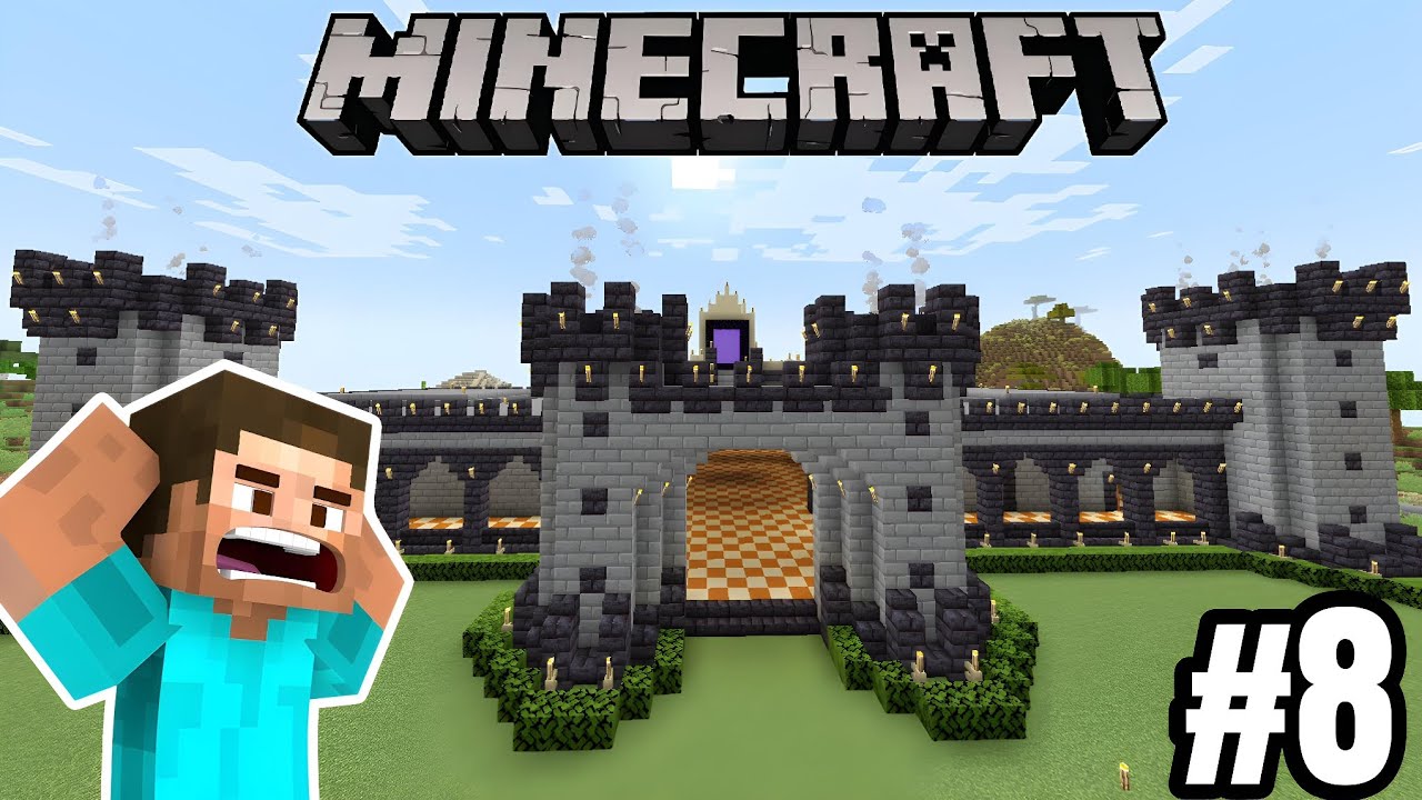 FINALLY BUILD MY NEW CASTLE IN MINECRAFT |Gameplay #8 - YouTube