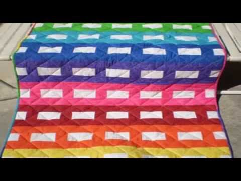 quilting craft projects rainbow quilt panel