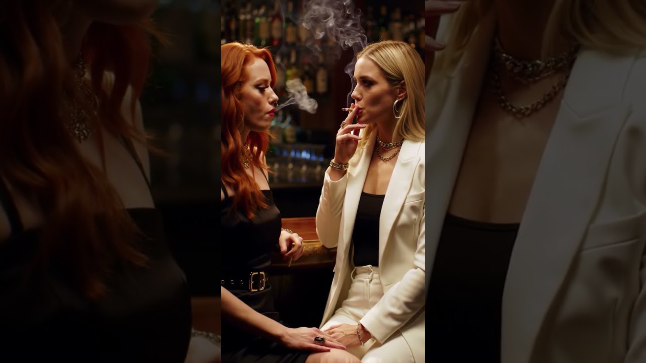 🚬Girls Smoking Cigarette in the Bar (AI Video) 